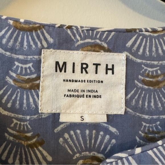 MIRTH-CAFTAN SeaShell Handmade Edition Textile Mini Dress (Size:Small) - Picture 16 of 16